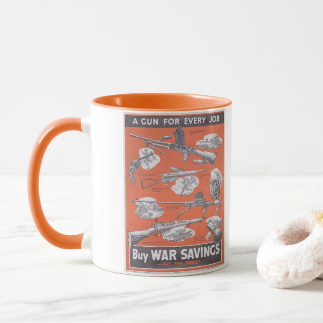 Reprint of British wartime poster. Mug (With Donut)