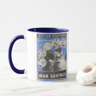 Reprint of British wartime poster. Mug