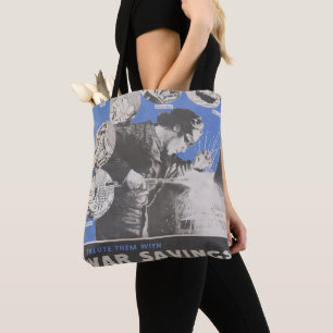 Reprint of British wartime poster. Tote Bag