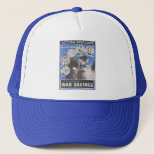 Reprint of British wartime poster. Trucker Hat