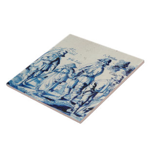 Repro Delft Tile Blue Les Gueux
