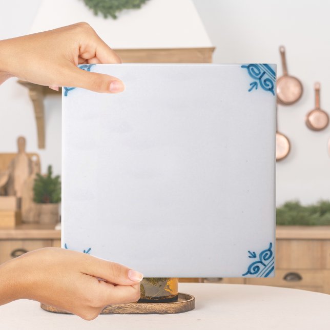 Repro Plain Blue Delft Tile to customize (Repro Plain Blue Delft Tile to customize
)