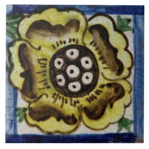 Repro Vintage Rose Trellis Floral De Morgan tiles