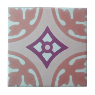 Reproduction Encaustic Cement Tile on Ceramic