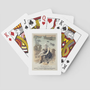 Reproduction of a poster advertising a 'Charity Pa Playing Cards