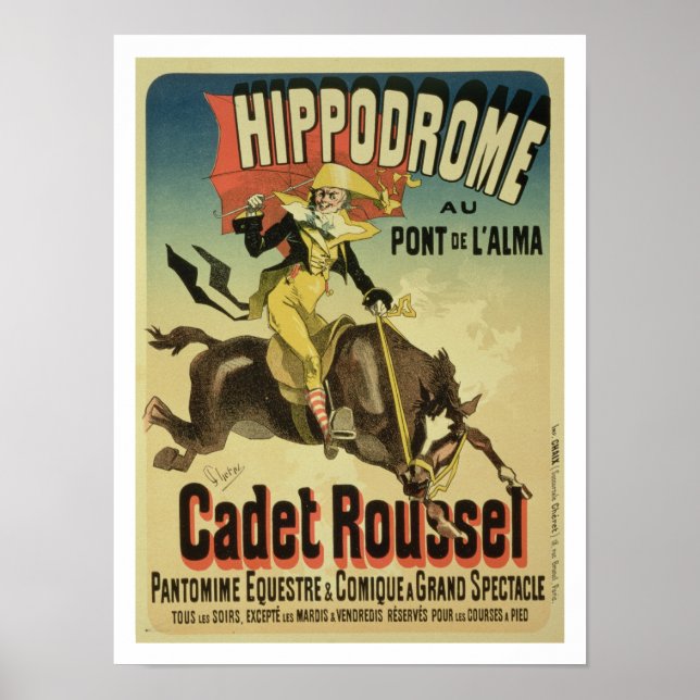 Reproduction of a poster advertising 'Cadet Rousse (Front)