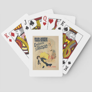 Reproduction of a poster advertising 'Emile d'Alen Playing Cards