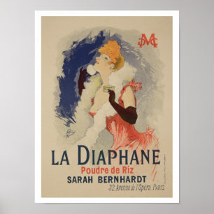 Reproduction of a poster advertising 'La Diaphane'