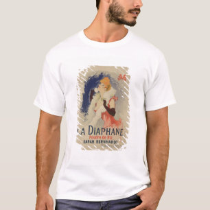 Reproduction of a poster advertising 'La Diaphane' T-Shirt