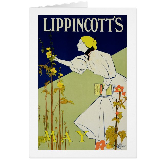 Reproduction of a poster advertising 'Lippincott's (Front)
