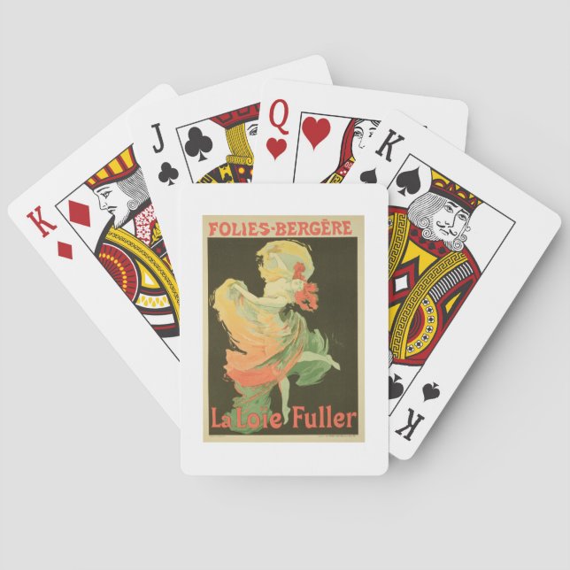 Reproduction of a Poster Advertising 'Loie Fuller' Playing Cards (Back)