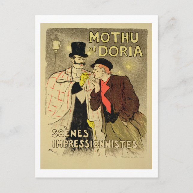 Reproduction of a poster advertising 'Mothu and Do Postcard (Front)