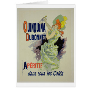 Reproduction of a poster advertising 'Quinquina Du