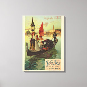 Reproduction of a Poster Advertising the Eastern R Canvas Print