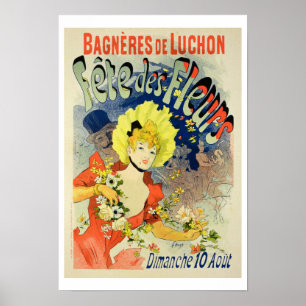 Reproduction of a Poster Advertising the Flower Fe