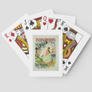 Reproduction of a poster advertising 'The Mirror', Playing Cards