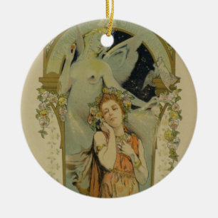 Reproduction of a poster advertising the opera 'Me Ceramic Tree Decoration