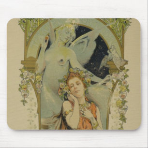 Reproduction of a poster advertising the opera 'Me Mouse Mat