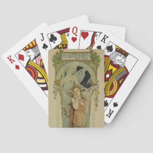 Reproduction of a poster advertising the opera 'Me Playing Cards