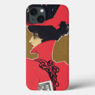Reproduction of a poster advertising 'Zlata Praha' iPhone 13 Case