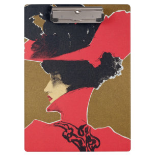 Reproduction of a poster advertising 'Zlata Praha' Clipboard