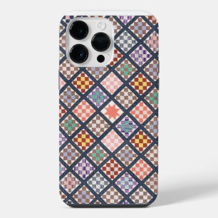 Reproduction of a Vintage Quilt from 1886 iPhone 14 Pro Max Case