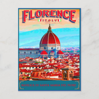 Reproduction of Florence Cathedral Postcard