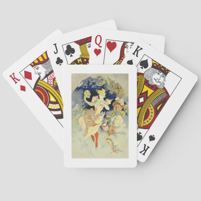 Reproduction of 'La Danse', 1891 (litho) Playing Cards (Back)