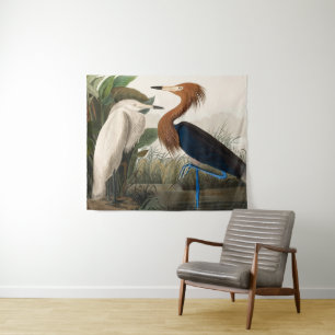 Reproduction of Purple Heron, 1835 Plate CCLVI Tapestry