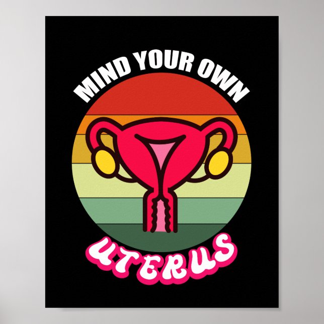 Reproductive Rights Shirt  Pro Choise Shirt Poster (Front)