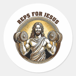 Reps for Jesus Classic Round Sticker