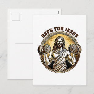 Reps for Jesus Holiday Postcard