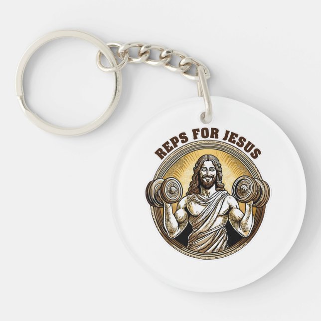 Reps for Jesus Key Ring (Front)