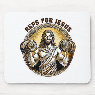 Reps for Jesus Mouse Mat
