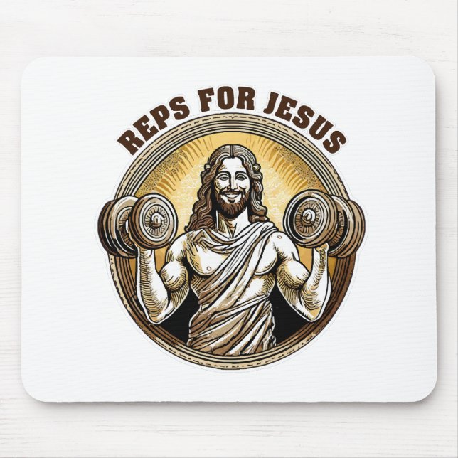 Reps for Jesus Mouse Mat (Front)