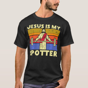 Reps For Jesus Muscular Swole Big Jesus Funny Lift T-Shirt