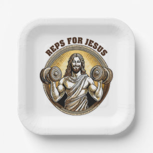 Reps for Jesus Paper Plate