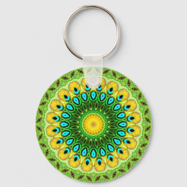 Repsycle Peacolia Keychain (Front)