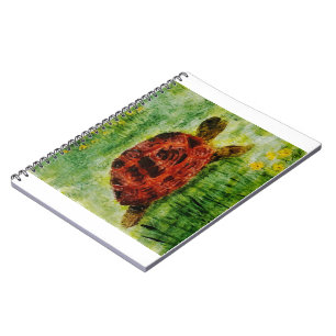 Reptile Animal Art Tortoise Notebook