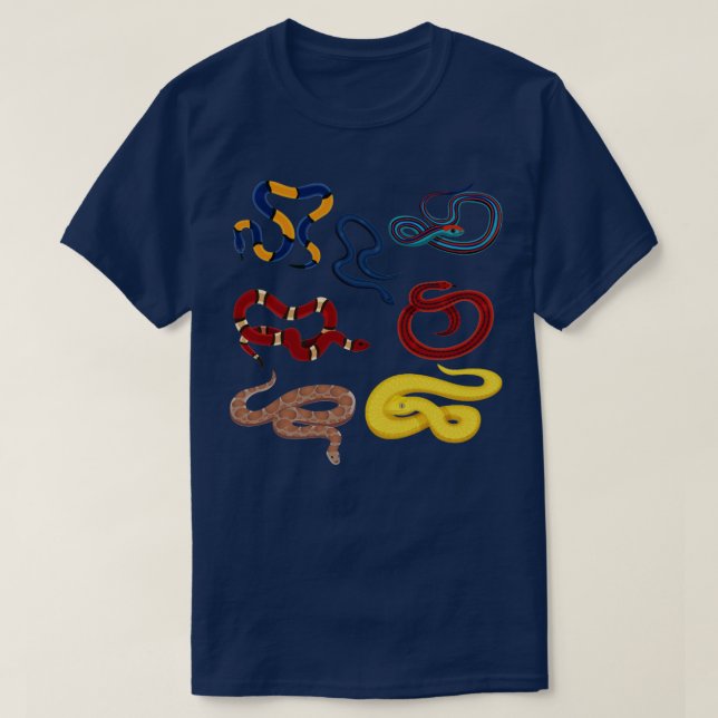 Reptile Animal Lover Gift Snake T-Shirt (Design Front)