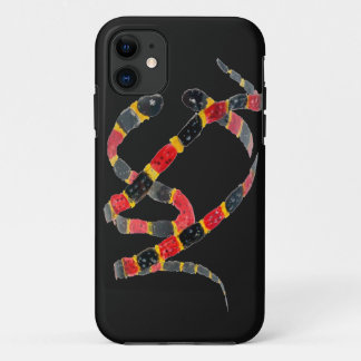 Reptile Art Twisting Snakes iPhone 11 Case