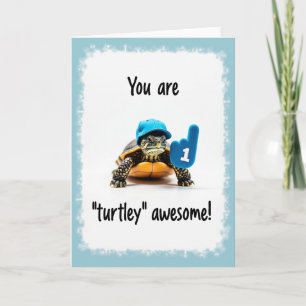 Reptile Awesome Fathers Day Card