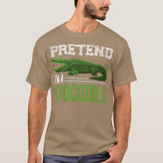 Reptile Costume Zoo Animal Lover Crocodile T-Shirt
