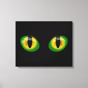 Reptile eyes canvas print