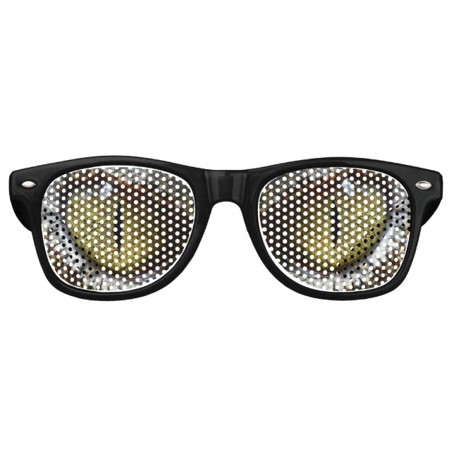 Reptile eyes retro sunglasses (Front)
