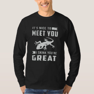 Reptile Gecko Lizard Reptiles Animal Funny Gift T-Shirt