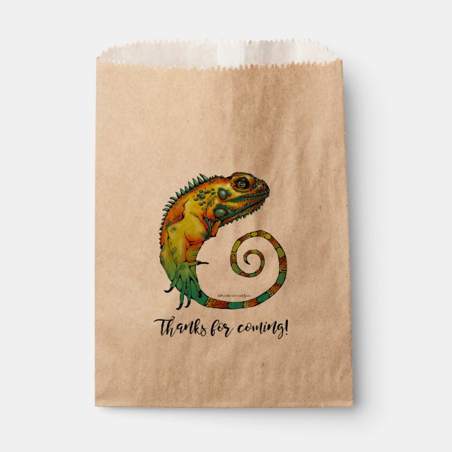 Reptile Goodie Bags for a Birthday Party (Front)