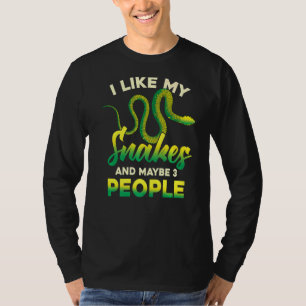 Reptile Keeper Pet Owner Snake Animal Snake T-Shirt