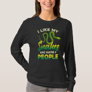 Reptile Keeper Pet Owner Snake Animal Snake T-Shirt