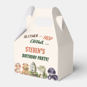 Reptile Kids Birthday Party Favour Box